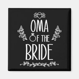 Oma der Braut-Hochzeitsfamilie Magnet