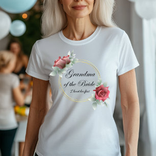 Oma der Braut - Ich liebe ihre erste T-Shirt