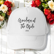Oma der Braut Schwarz Weiß Hochzeit