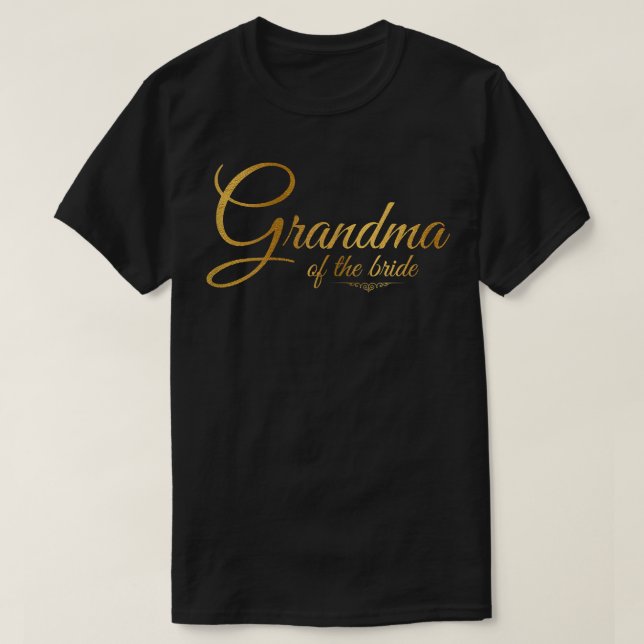 Oma der Braut  T-Shirt (Design vorne)