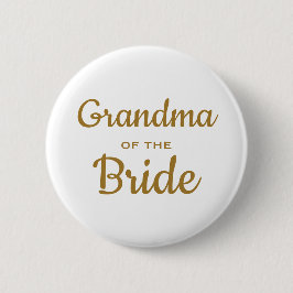 Oma der Bride Wedding Custom Button