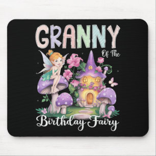 Oma der Geburtstagsfeier 1. Geburtstagskarte Mousepad