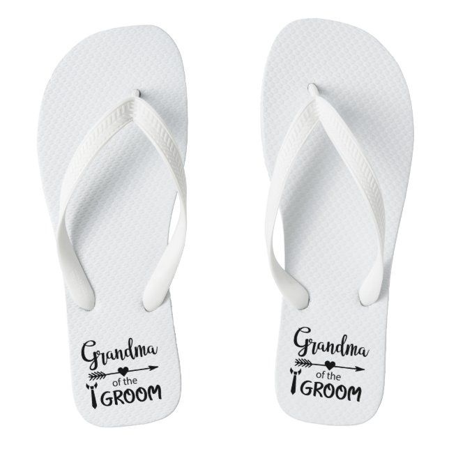 Oma der Groom Flip Flops (Fußbett)