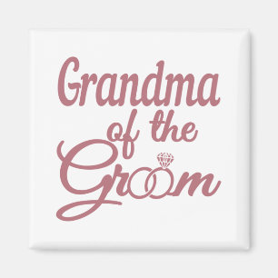 Oma der Groom-Hochzeitfamilie passt zusammen Magnet