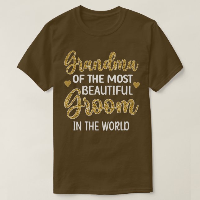 Oma der schönsten Dusche Großmutter T-Shirt (Design vorne)