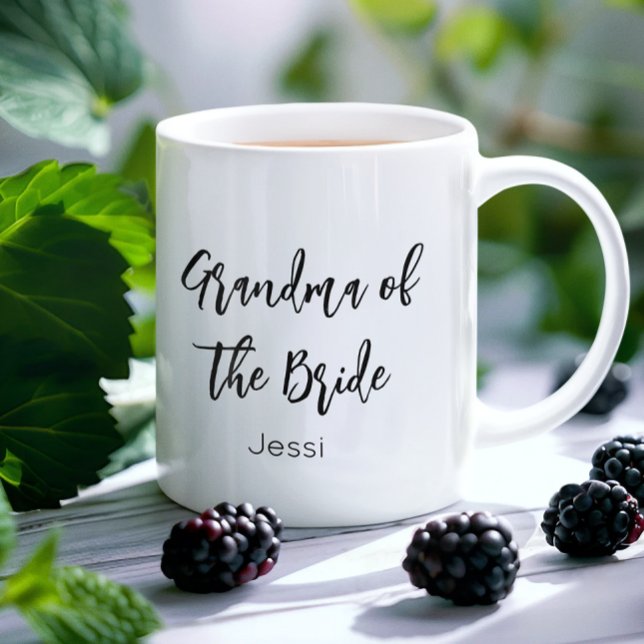 Oma der Schwarz-weiße Wedding Tasse (Von Creator hochgeladen)