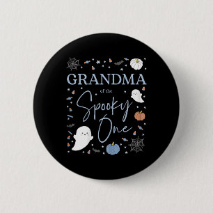 Oma der Spooky einen ersten Geburtstag Jungen 1st Button