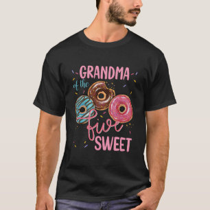 Oma der süßen 5. Geburtstagsparty von Donut T-Shirt
