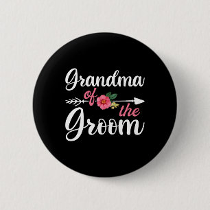 Oma des Bräutigams-Shirts für Frauen  Button