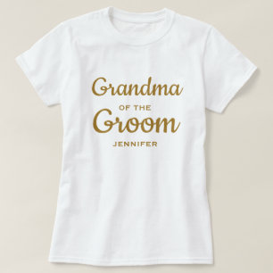 Oma des Bräutigams T-Shirt nach Maß