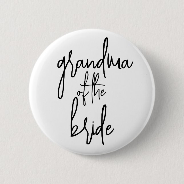 Oma des Brautknopfes Button (Vorderseite)