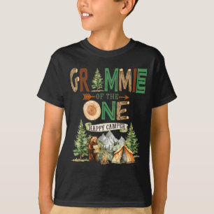 Oma des einen glücklichen Camper zum 1. Geburtstag T-Shirt