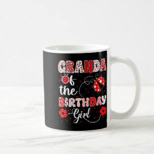 Oma des Geburtstagmädchens - Familie Marienkäfer Kaffeetasse