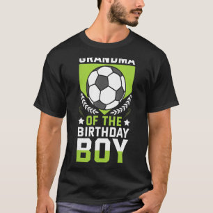 Oma des Geburtstags Boy Soccer Player Bday Tea T-Shirt