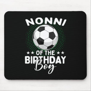 Oma des Geburtstagsjungen Fußballspieler Geburtsta Mousepad
