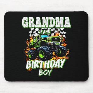 Oma des Geburtstagsjungen Monster-Truck-Geburtstag Mousepad