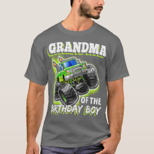 Oma des Geburtstagsjungen Monsters Truck Geburtsta T-Shirt