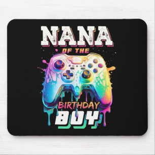 Oma des Geburtstagsjungen passendes Videospiel Geb Mousepad