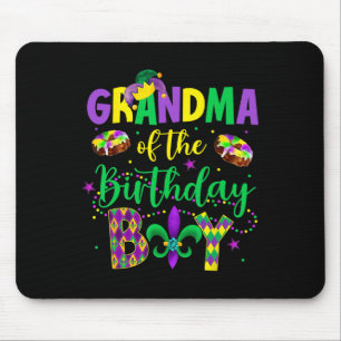 Oma des Geburtstagskinder-Shirts Mardi Gras Gigi Mousepad