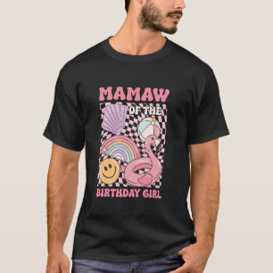 Oma des Geburtstagskindes Poolparty Familienfeier T-Shirt