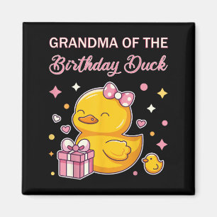 Oma des Geburtstagskuchen Weihnachtsanime-Party Magnet