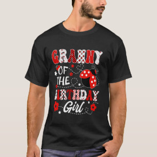 Oma des Geburtstagsmädchens Lady Bug Geburtstag Te T-Shirt