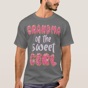 Oma des süßen Mädchens Donut Geburtstagsparty T-Shirt