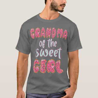Oma des süßen Mädchens Donut Geburtstagsparty T-Shirt