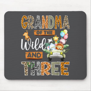 Oma des Wilden und drei 3. Geburtstagsjunge sicher Mousepad