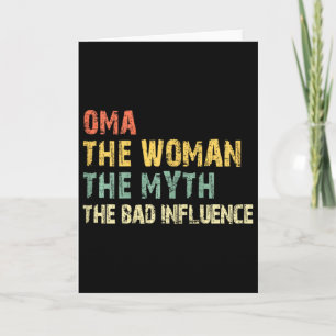 Oma Die Frau Der Mythos Der D Einfluss Lustig Vint Karte