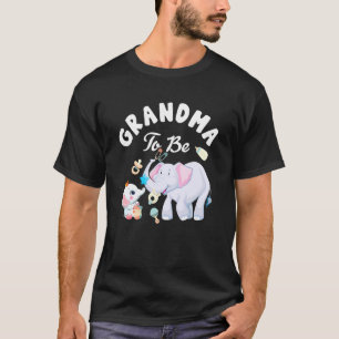 Oma, die Mutter zu einer Elefanten-Baby-Dusche T-Shirt