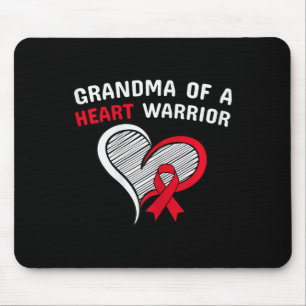 Oma einer Herzkriegserkrankung Bewusstsein für das Mousepad