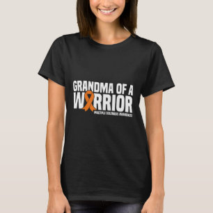Oma einer Kriegerin Frau Multiple Sklerose Awarene T-Shirt