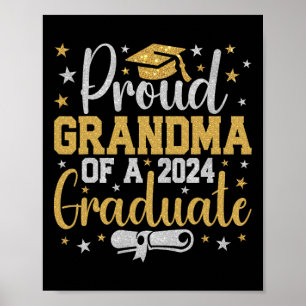 Oma eines Cl von 2024 Graduate Abschluss Nana Poster