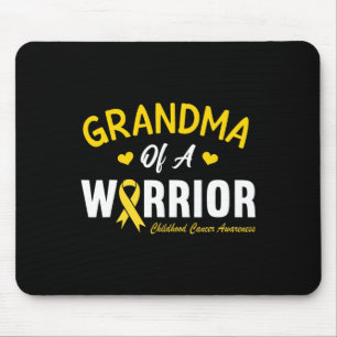 Oma eines Kriegers Hero Kinderkrebs-Awarene Mousepad