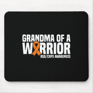 Oma eines Kriegers Orange Ribbon Rsdcrps Awarene Mousepad