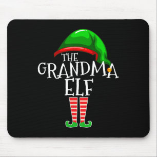 Oma Elf Group Matching Familie Weihnachten Mousepad