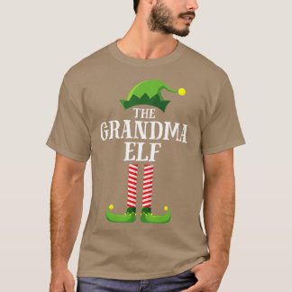 Oma Elf Matching Family Group Weihnachts-Party T-Shirt