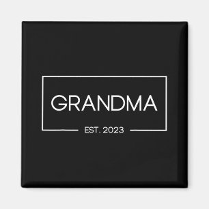 Oma Est 2023 Neue Großmutter Erstes Mal Magnet