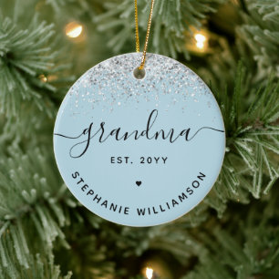 Oma Est Glitzer Confetti Custom Oma Geschenke Keramik Ornament