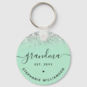 Oma Est Glitzer Confetti Custom Oma Geschenke Schlüsselanhänger