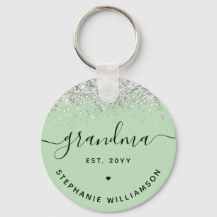 Oma Est Glitzer Confetti Custom Oma Geschenke Schlüsselanhänger