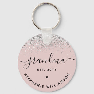 Oma Est Glitzer Confetti Custom Oma Geschenke Schlüsselanhänger