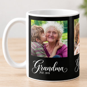 Oma Established Schrift Black 3 Foto Kaffeetasse