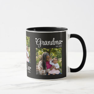 Oma Established Schrift Mama Foto Geschenk Tasse