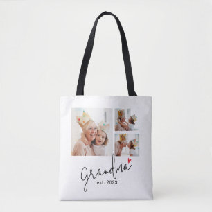 Oma Established Script 3 Foto Tasche