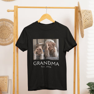 Oma Established Typography Foto T-Shirt