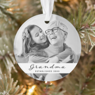 Oma etabliert   Foto Schwarz und Weiß Ornament
