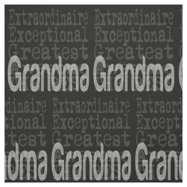 Oma Extraordinaire Stoff (Muster)