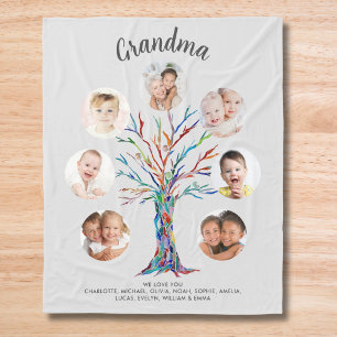 Oma-Foto-Andenken Geschirrtuch